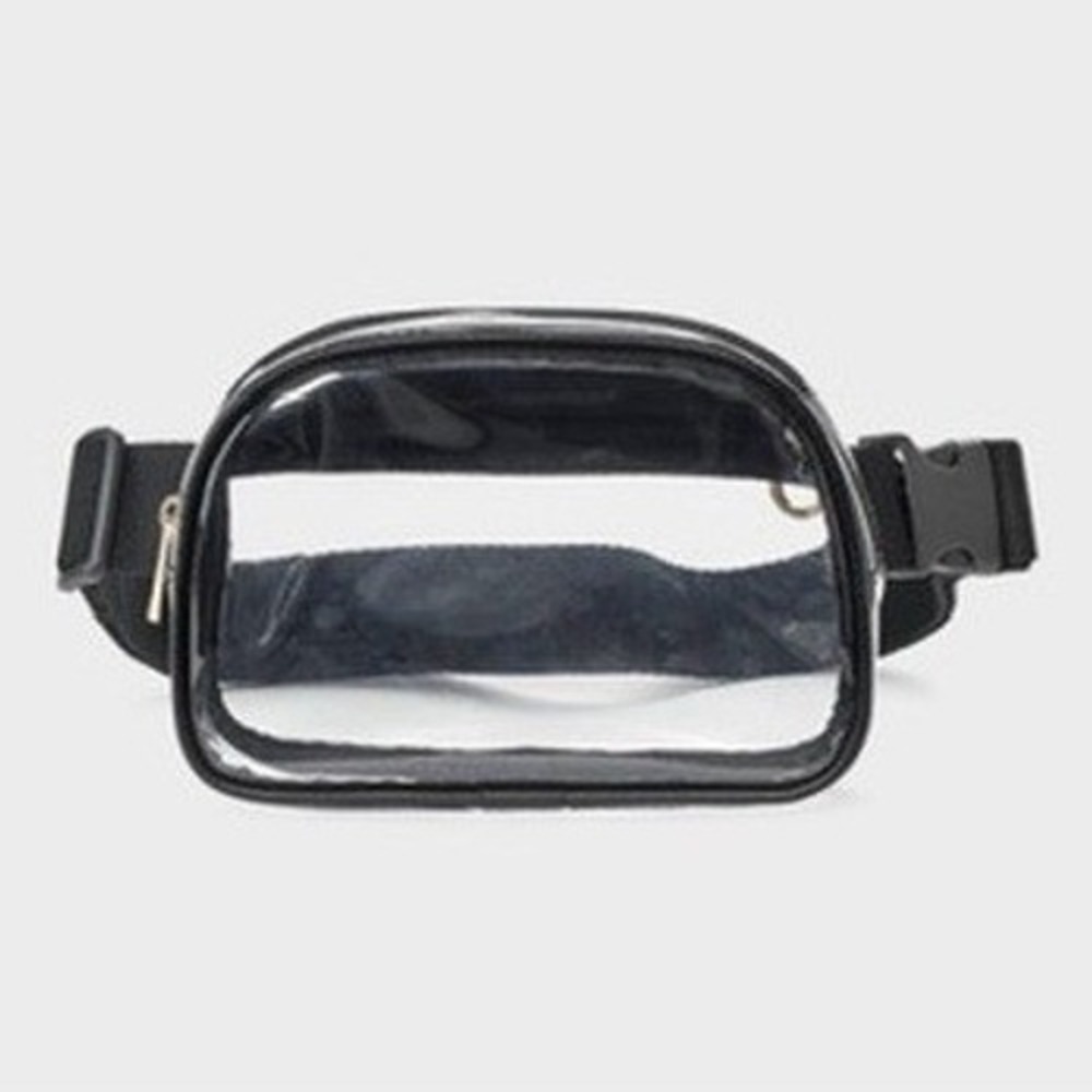 Universal Thread Fanny Packā Women OS Clear Black Stadium Approved Belt Bag NWT